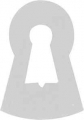 25- Keyhole Escutcheon